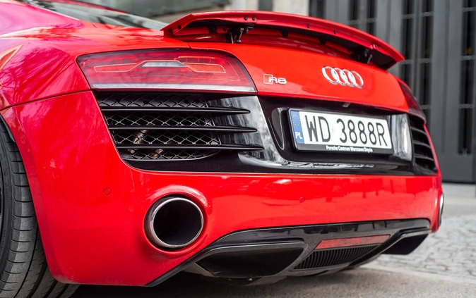 Audi R8 cena 409000 przebieg: 20880, rok produkcji 2014 z Warszawa małe 781